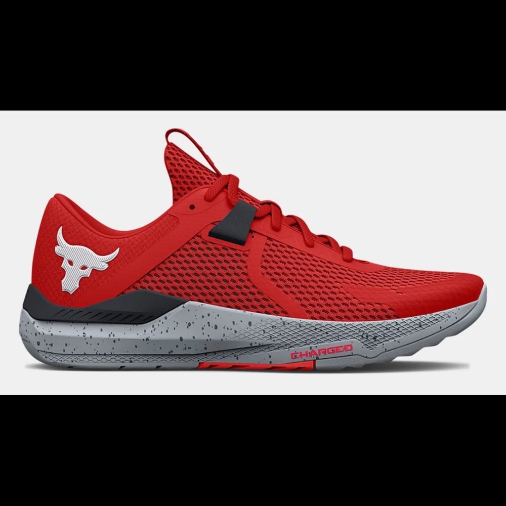 Mens Red Under Armour Ufc Project Rock Bsr 2 Training Shoes New No Box